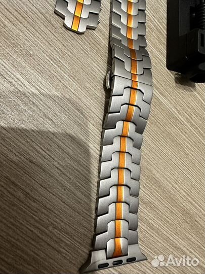 Ремешок apple watch band ultra 2/1 титановый