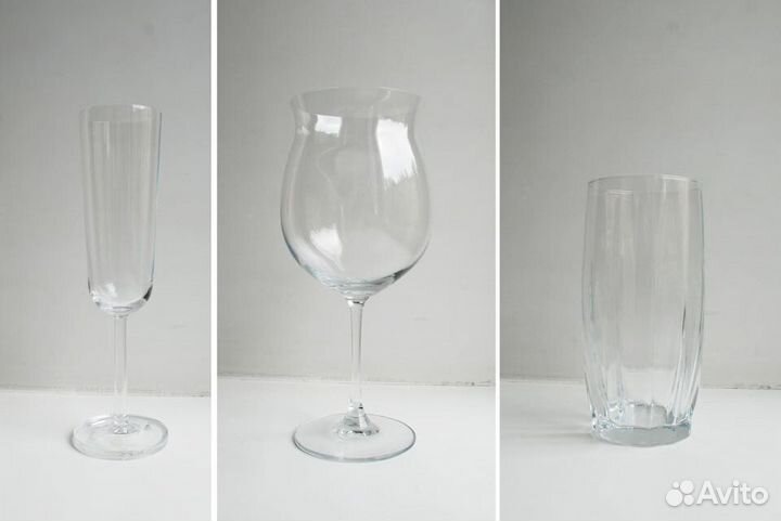 Фужеры стекло новые