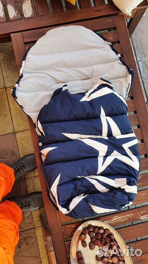 Зимний конверт в коляску mansita