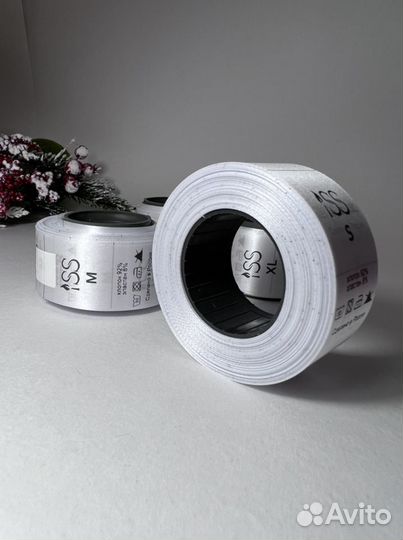 Печать на текстильной ленте, бирок, составников