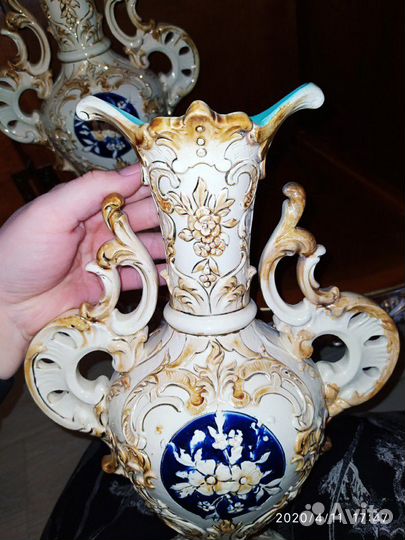 Старинные Вазы майолика