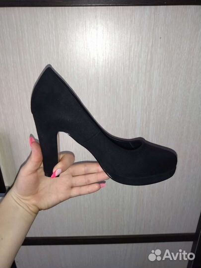 Туфли женские замшевые