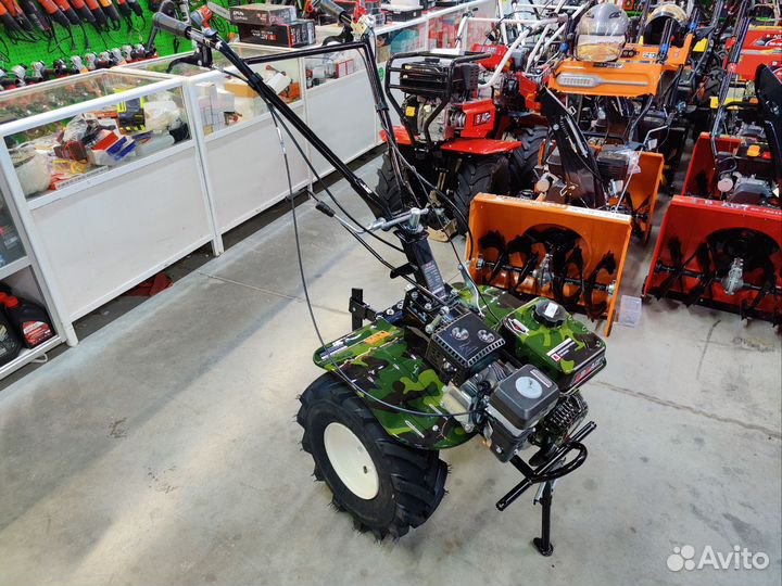 Мотоблок Brait 105pro Хаки С 3/1 Колеса экстрим