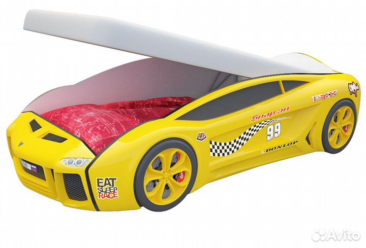 Детская кровать машина