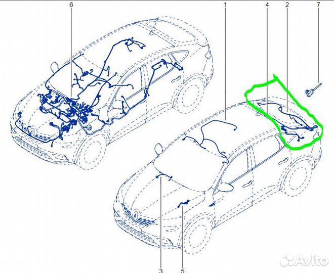 Провода прочие Renault Arkana H4ME441 2021