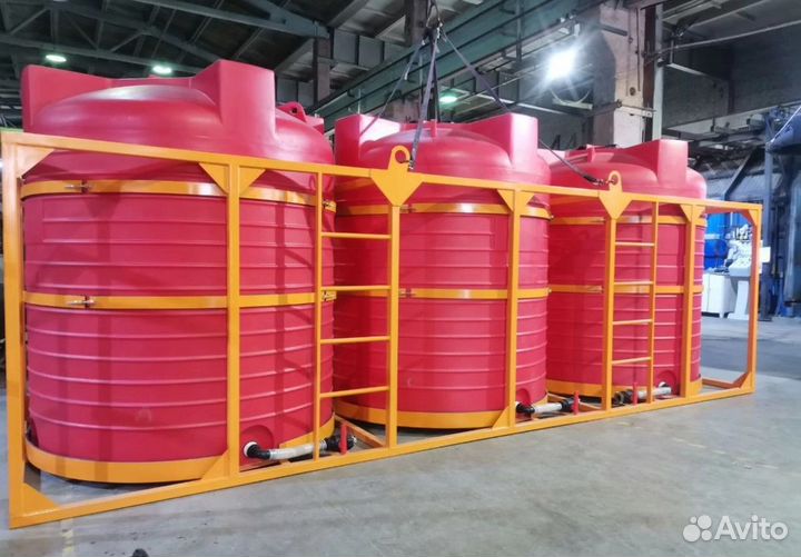 Бочки пластиковые 2000 л -10000 л