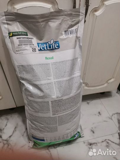 Сухой корм Farmina Vet life Renal для собак 12kg