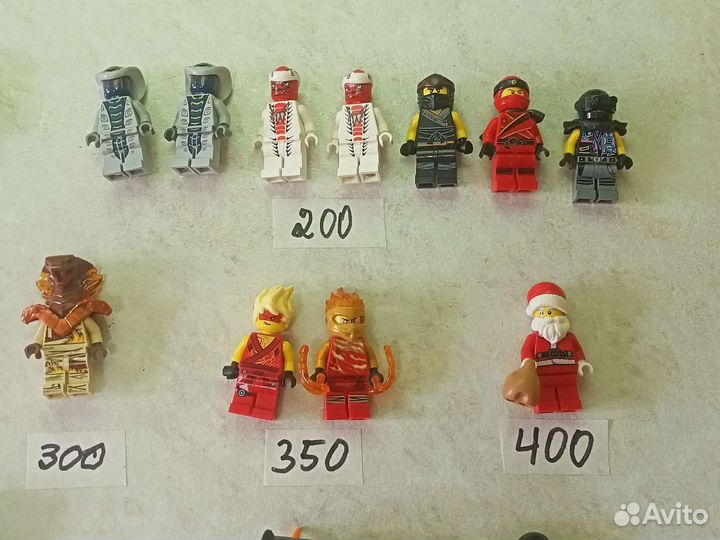 Lego Ninjago оригинал мини фигурки
