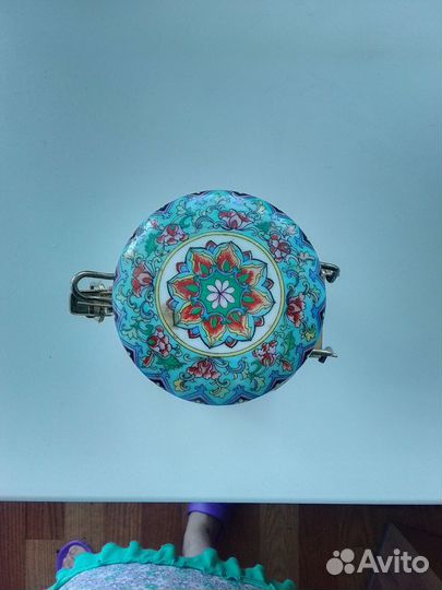 Банка для сыпучих продуктов с клипсой