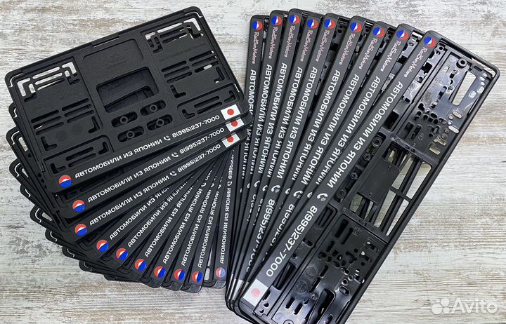 Уф-печать на авто и мото рамках