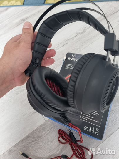 Наушники игровые проводные sven AP-U840MV