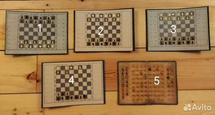 Шахматы карманные. СССР. Кишинев. В форме книжки