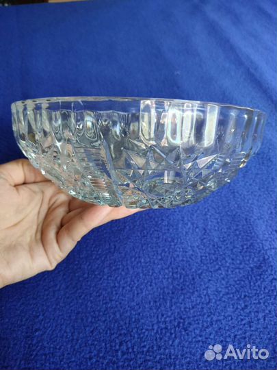 Ваза для фруктов хрусталь СССР