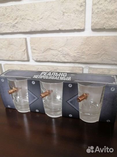 Стаканы, стопки, бокал для подарка