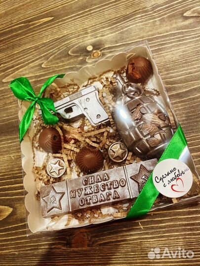 Наборы из шоколада, пельмени шоколадные