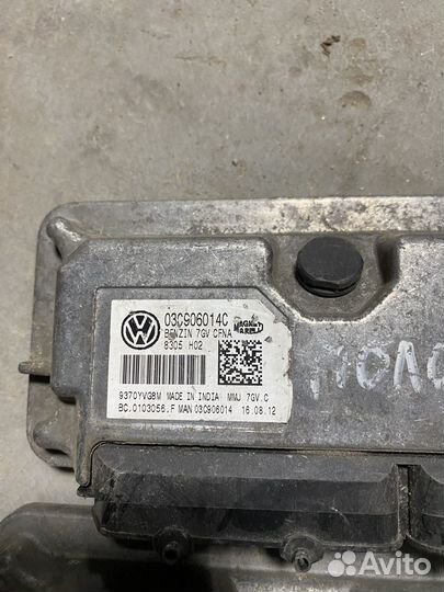 Volkswagen polo седан эбу