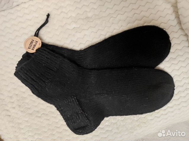 Носки мужские шерстяные ручная работа