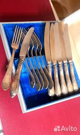 Классик мельхиор десертные и сервировочные приборы