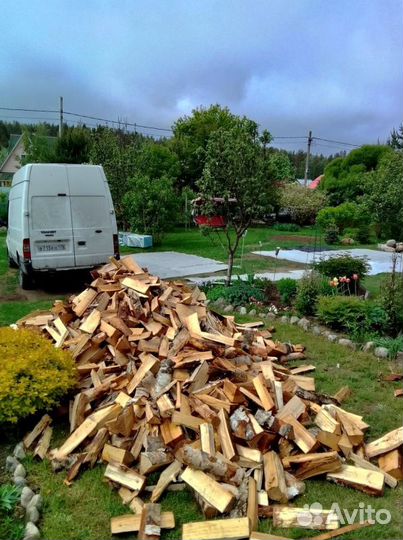 Дрова березовые наколотые