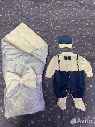 Комплект на выписку для мальчика