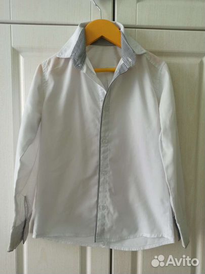 Рубашки школьные 122 128