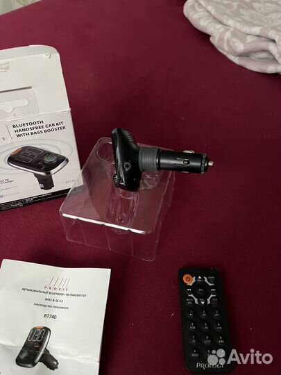 Фм модулятор Profit BT74D Bluetooth 5.0