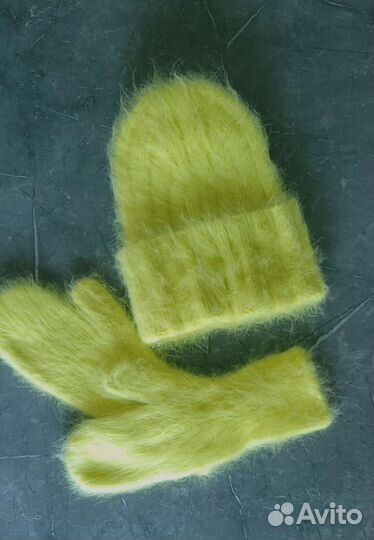 Шапка + варежки