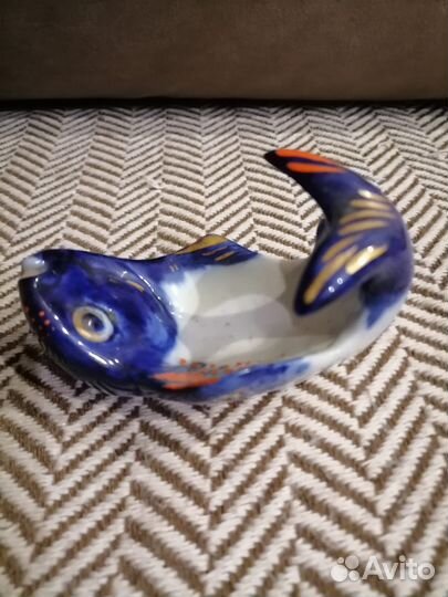 Фарфоровая Пепельница «Рыбка»