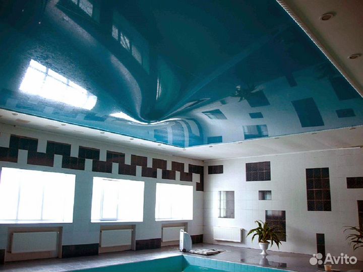 Ремонт натяжных потолков Слив воды Порезы