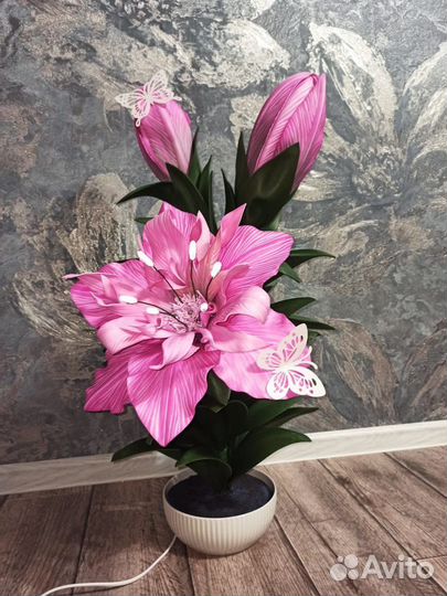 Светильники цветы ручной работы