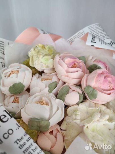 Съедобные букеты из зефира/ 2в1