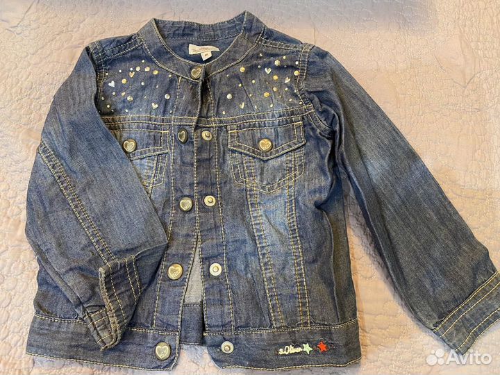 Куртка- рубашка джинсовая тонкая s.oliver