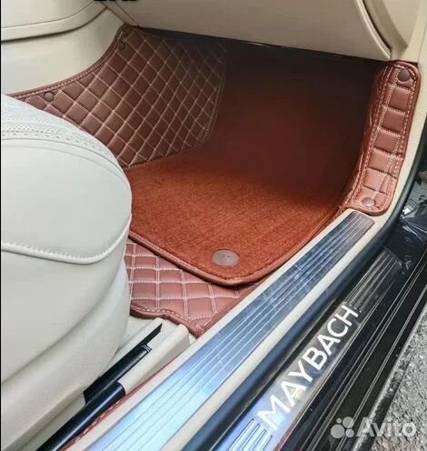 3d коврики из экокожи в салон Авто машину 3д LUX