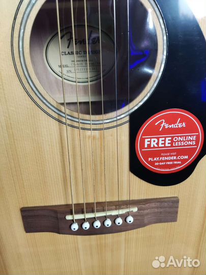 Акустическая гитара fender cd 60s