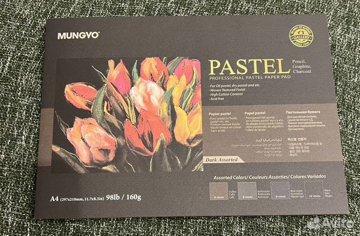 Бумага для пастели Mungyo склейка А4