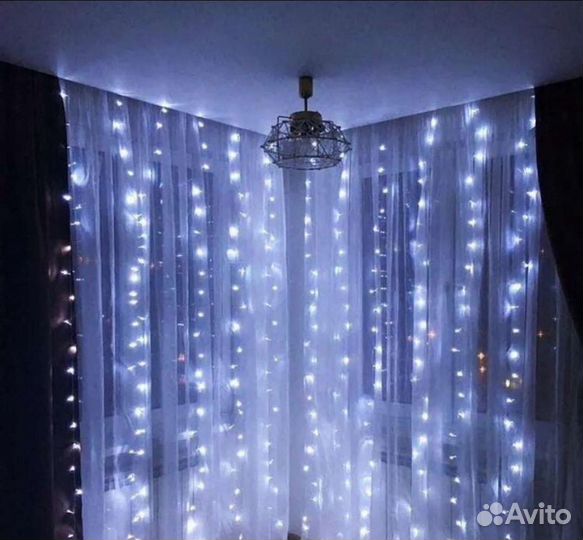 Гирлянда штора