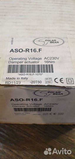 Электропривод Polar Bear ASO-R16.F (230V-16Nm)