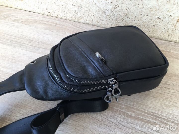 Сумка рюкзак из натуральной кожи