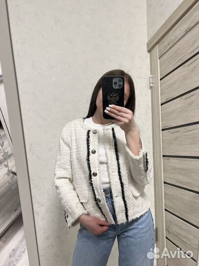 Твидовый жакет Zara