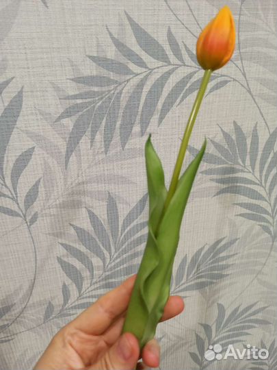 Тюльпан из силикона искусственные цветы