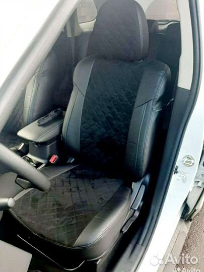 Чехлы из экокожи с алькантарой на многие авто