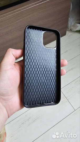 Чехол на iPhone 12 pro max кожа