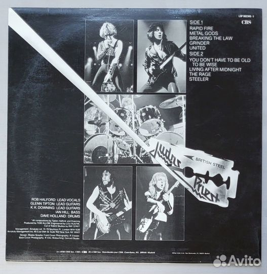 Винил Judas Priest – British Steel 1990г