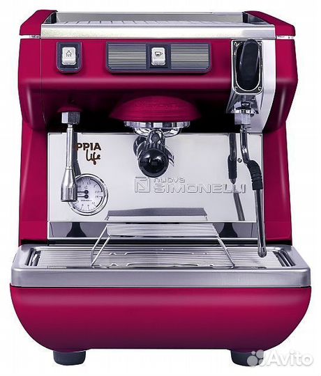 Кофемашина Nuova Simonelli Appia Life 1Gr S красна