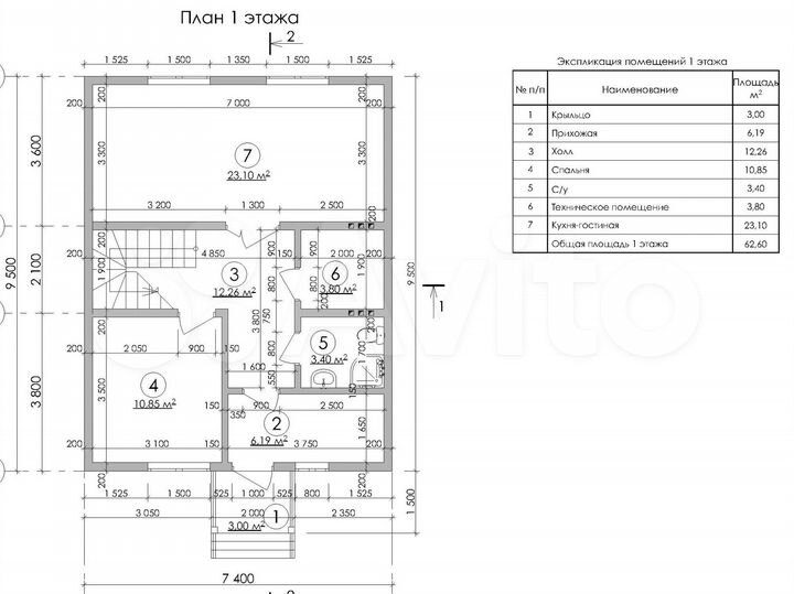 Дом 120 м² на участке 10 сот.