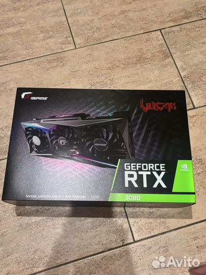 Игровая видеокарта rtx 3080 10 gb pny palit IGame