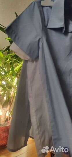 Три рубашки школьные 128