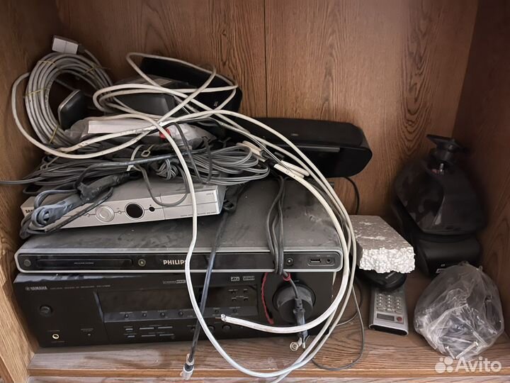 Ресивер Yamaha, комплект акустики JBL, DVD Philips