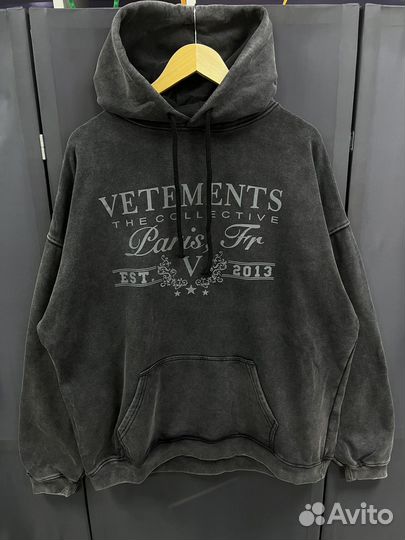 Vetements худи paris оверсайз (коллекция 2024)