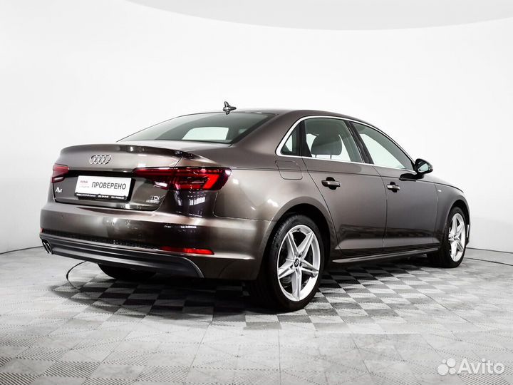 Audi A4 2.0 AMT, 2018, 91 671 км